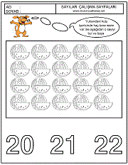 sayılar çizgi çalımaları